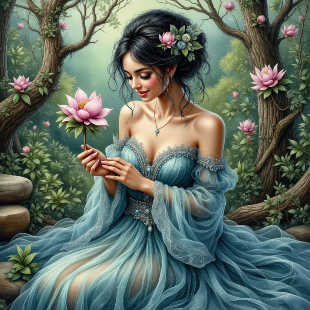 Beautiful precious flower