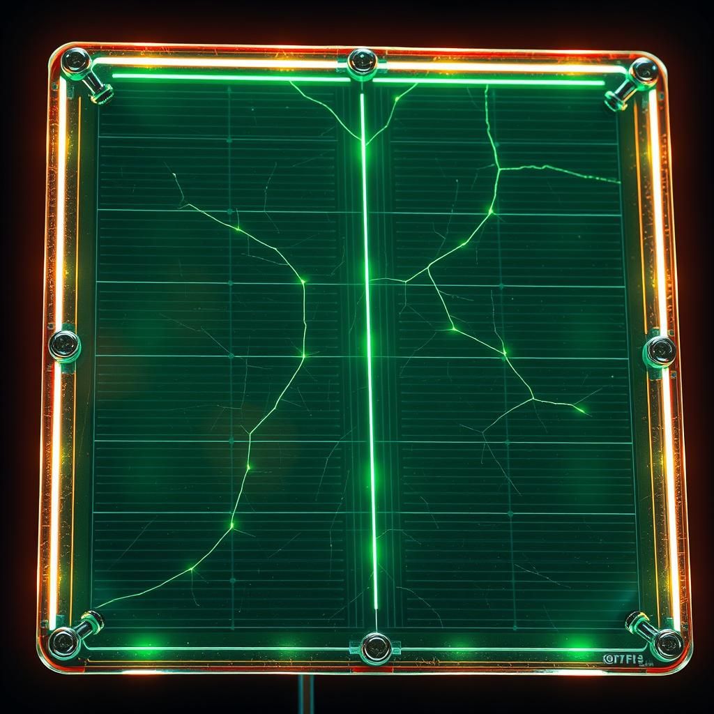 "Futuristic Elegance: The Glass Solar Panel"