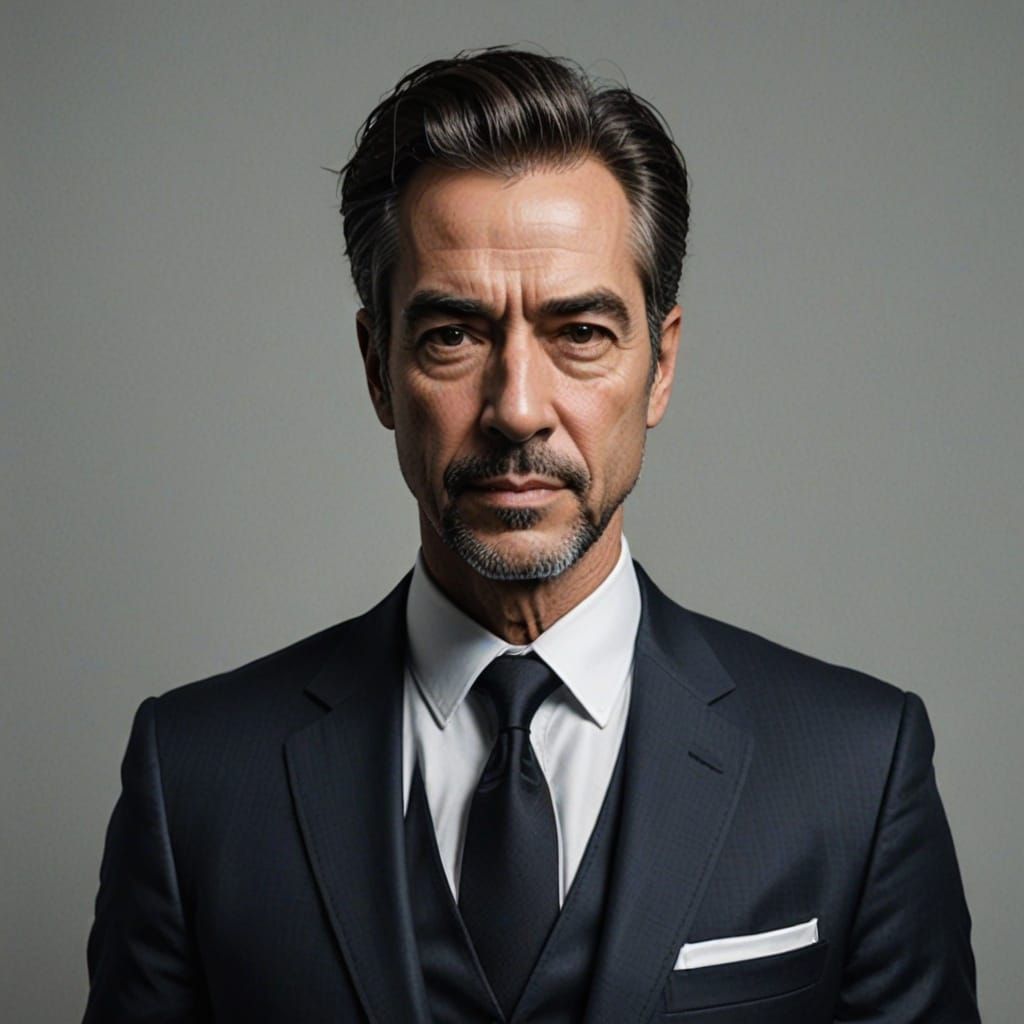 Portrait of a Man with Dark Hair