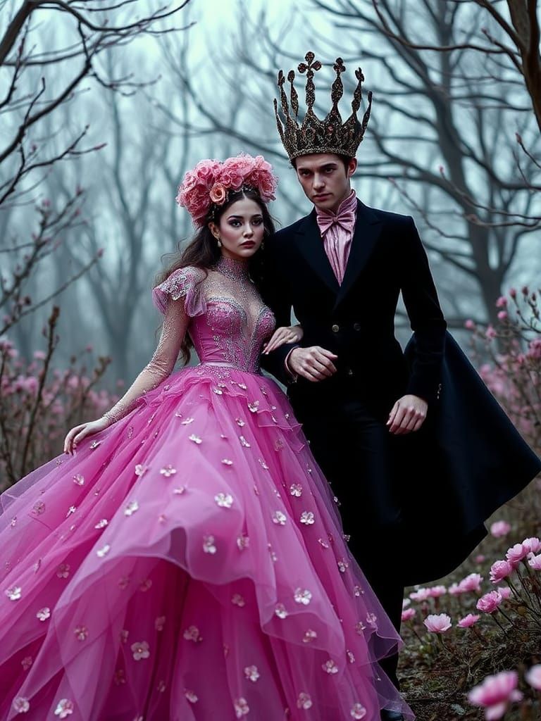 Fairytale in Avant-Garde Fashion Style
