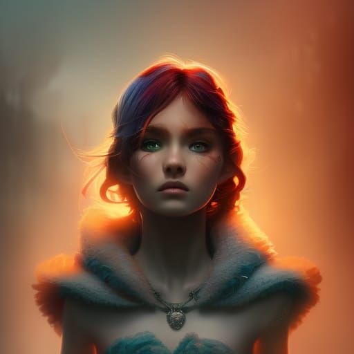 Dramatic Hyperrealistic Portrait with Intricate Details