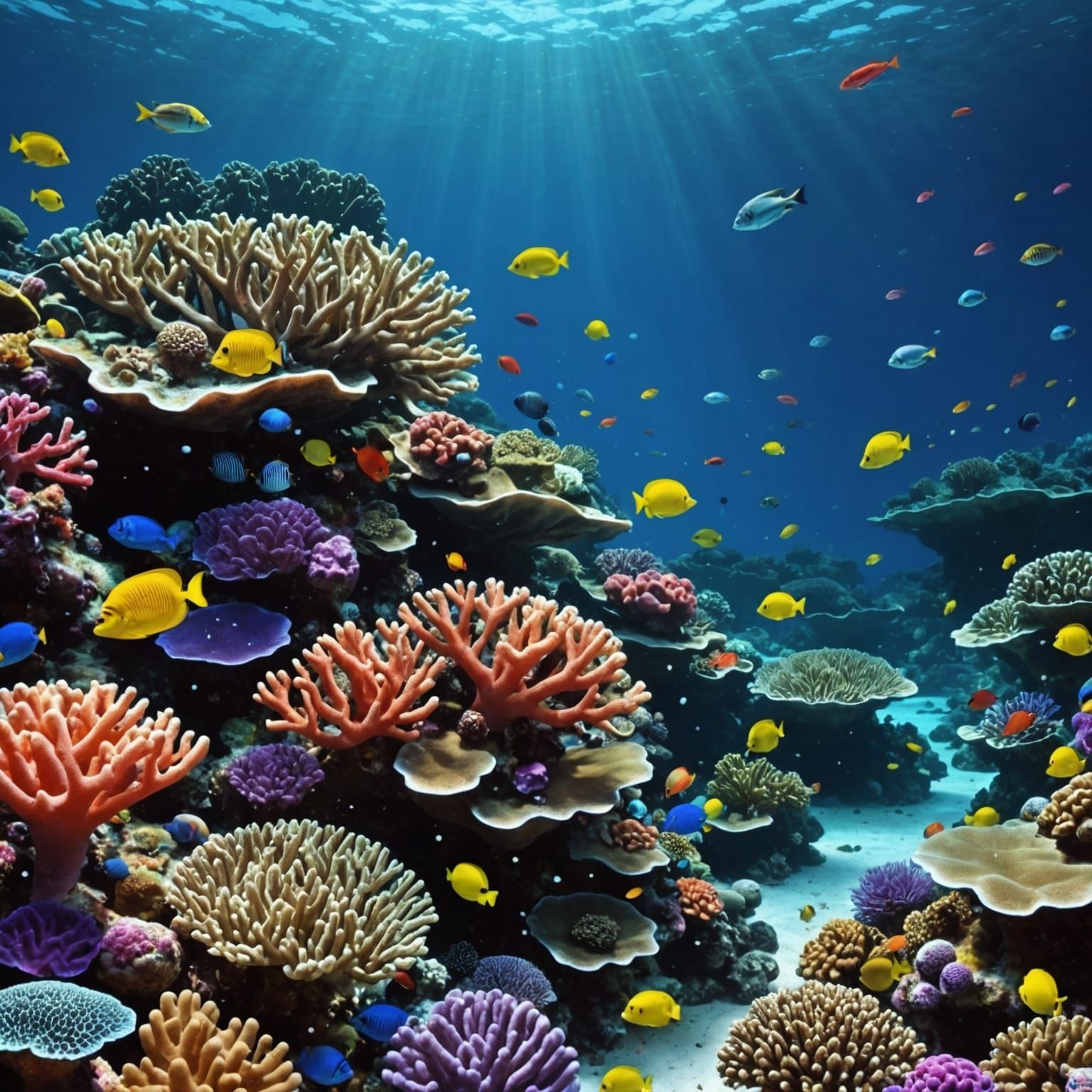 Coral Reef Universe: A Vibrant Cosmic Dreamscape