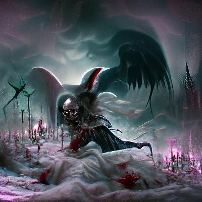 Angel of Death in a Sinister Wonderland
