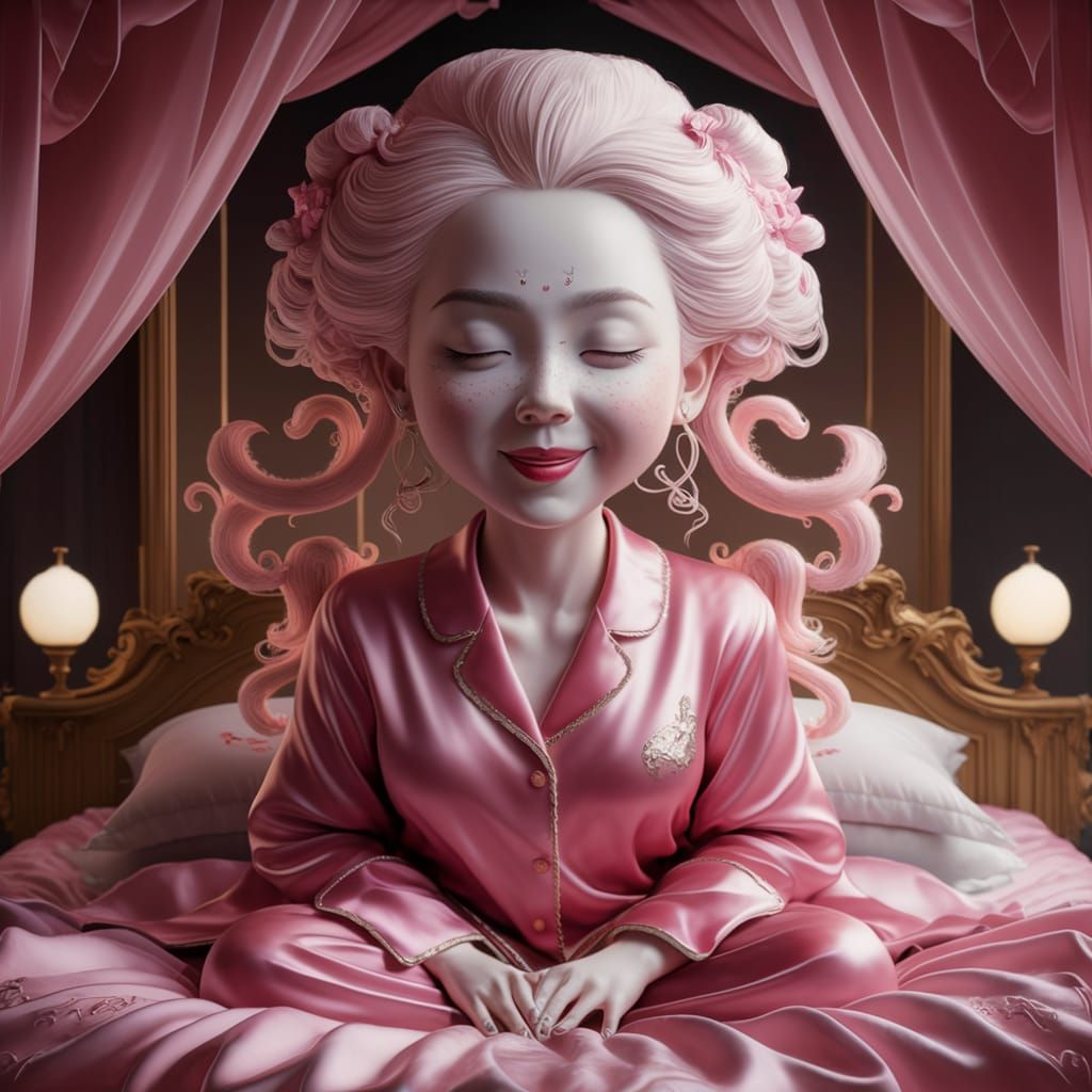 Pink Pajama Girl (Ideogram 1.0 Turbo)