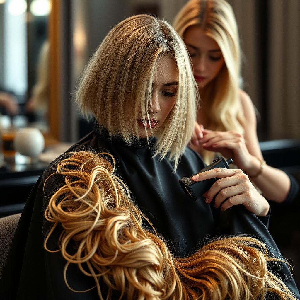 Chic Bob Haircut in Cinematic Style