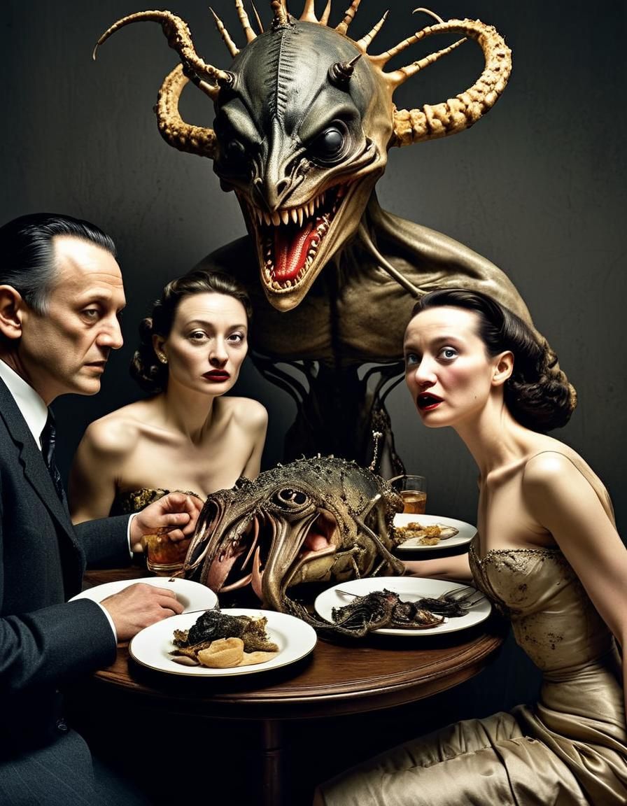 1950s Magazine Portraits in Hyperrealistic Style