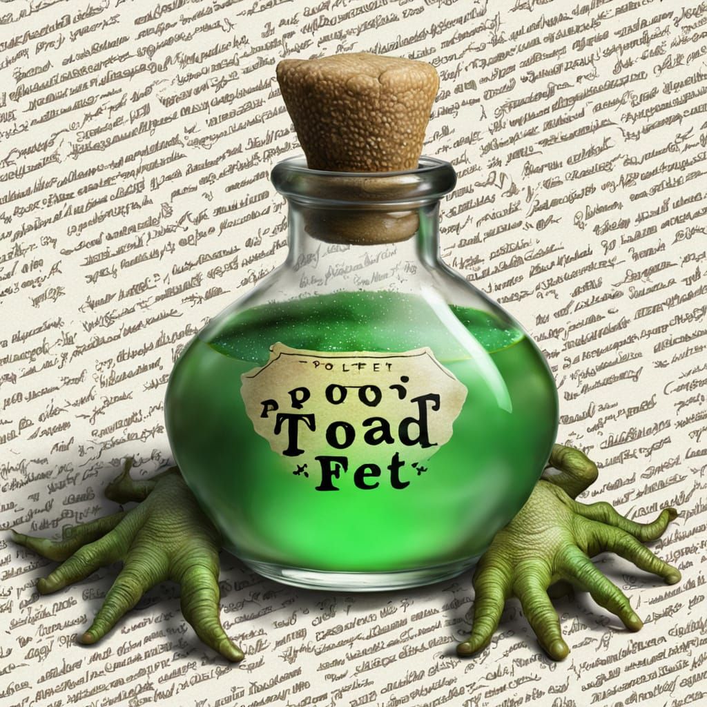 Magical Potion Multiplies Toad Feet
