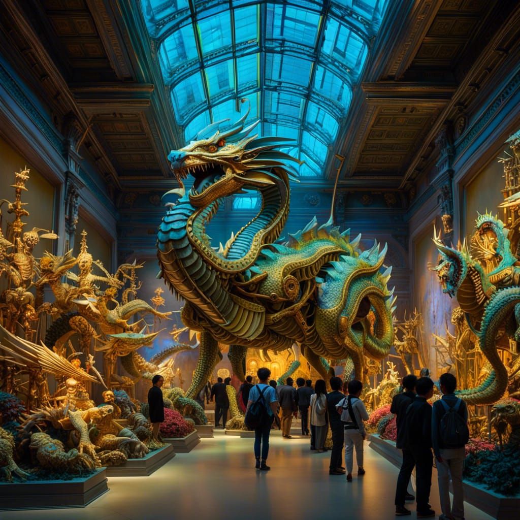 Dragon Museum: A Hyperdetailed Fantasy Masterwork