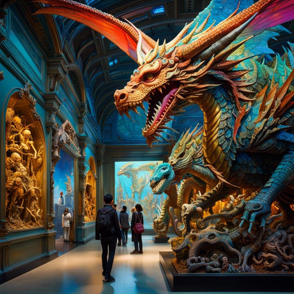Dragon Skeleton Museum: A Fantasy Masterwork