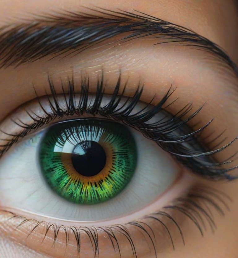 Alluring Close-up of a Luscious Woman's Eye