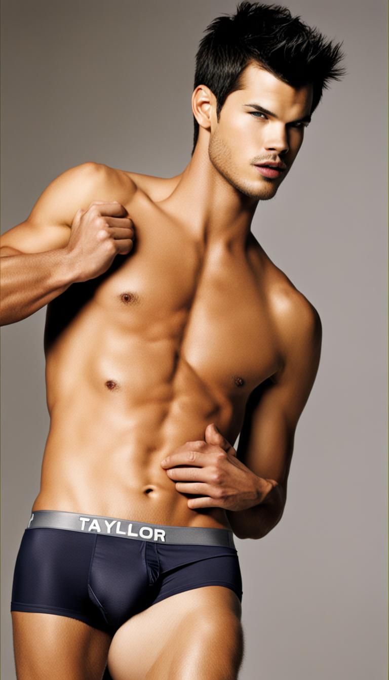 Photo-Realistic Image of Male Model in Underwear
