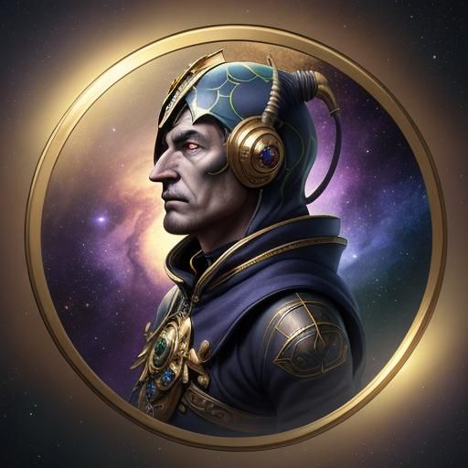 Jester in Space Suit: Fantasy Concept Art