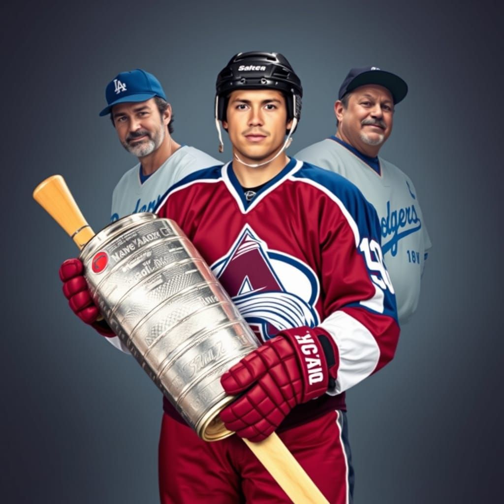 Colorado Avalanche Player Triumphs with Dodgers and NHL, Fla...