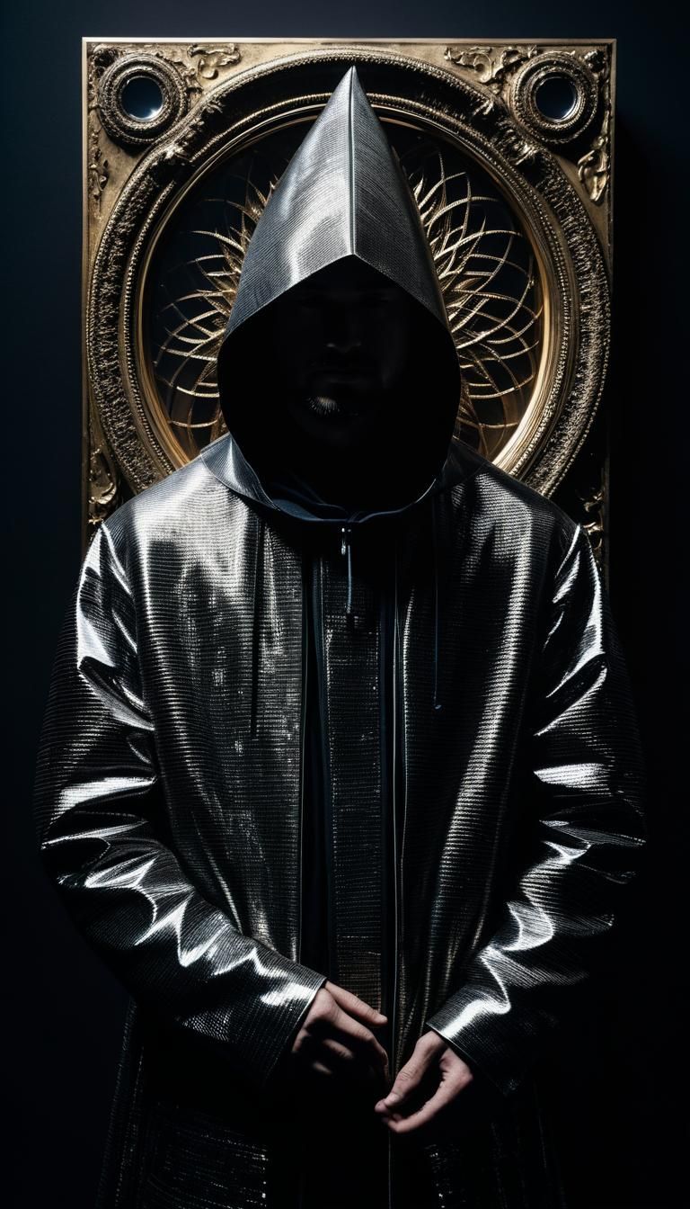 Surreal Liquid Metal Artwork in Hyperrealistic Style