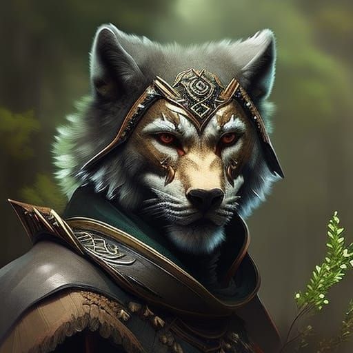 Druid Portrait: Detailed Fantasy Art in 4K