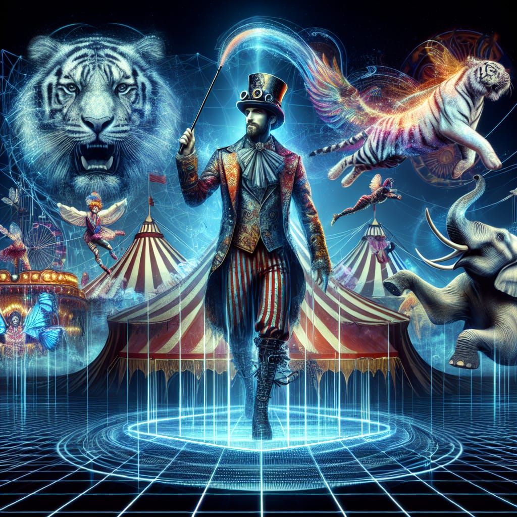 Eduardo the Holographic Ringleader of the Cosmic Circus