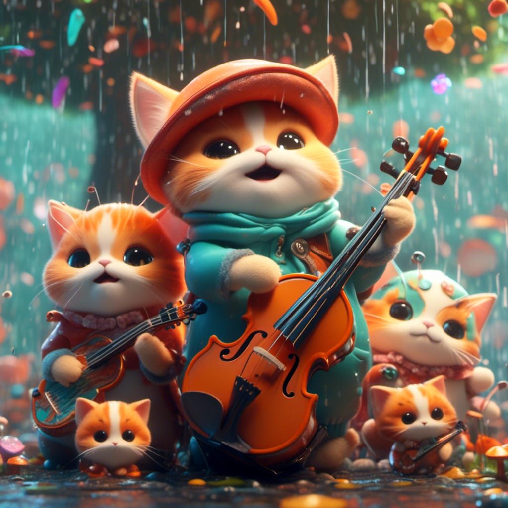 Kittens Rock Concert in Mushroom Kingdom