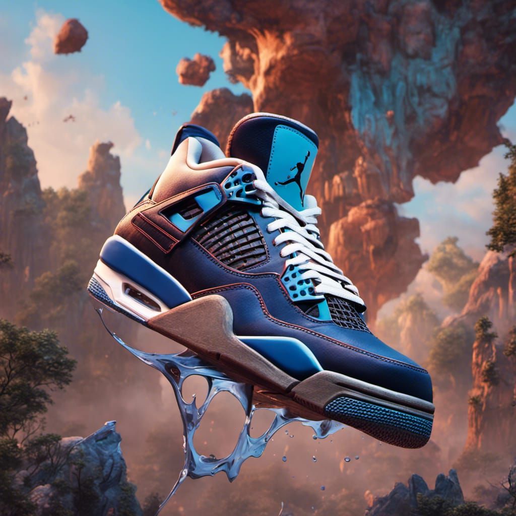 Air Jordan 4 Matte Painting in Deep Color