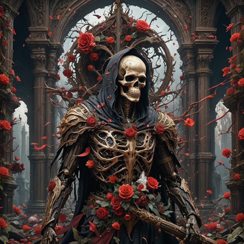 Fantastical Death of Love: Detailed Matte Painting