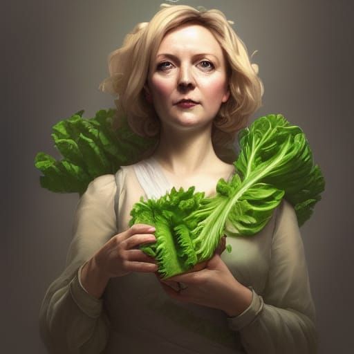 liz truss vs lettuce head