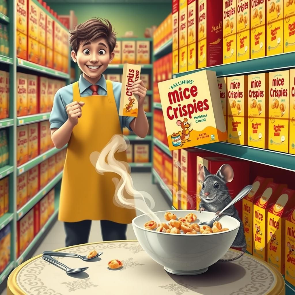 New and delicious, mice crispies