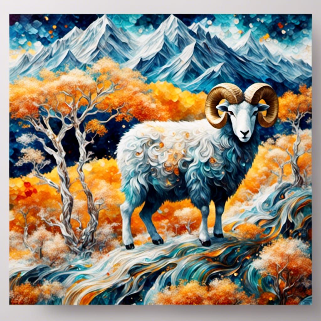 <lora:crystalclear:1.0> <lora:NC Hyperreal:1.0> An Argali sh...