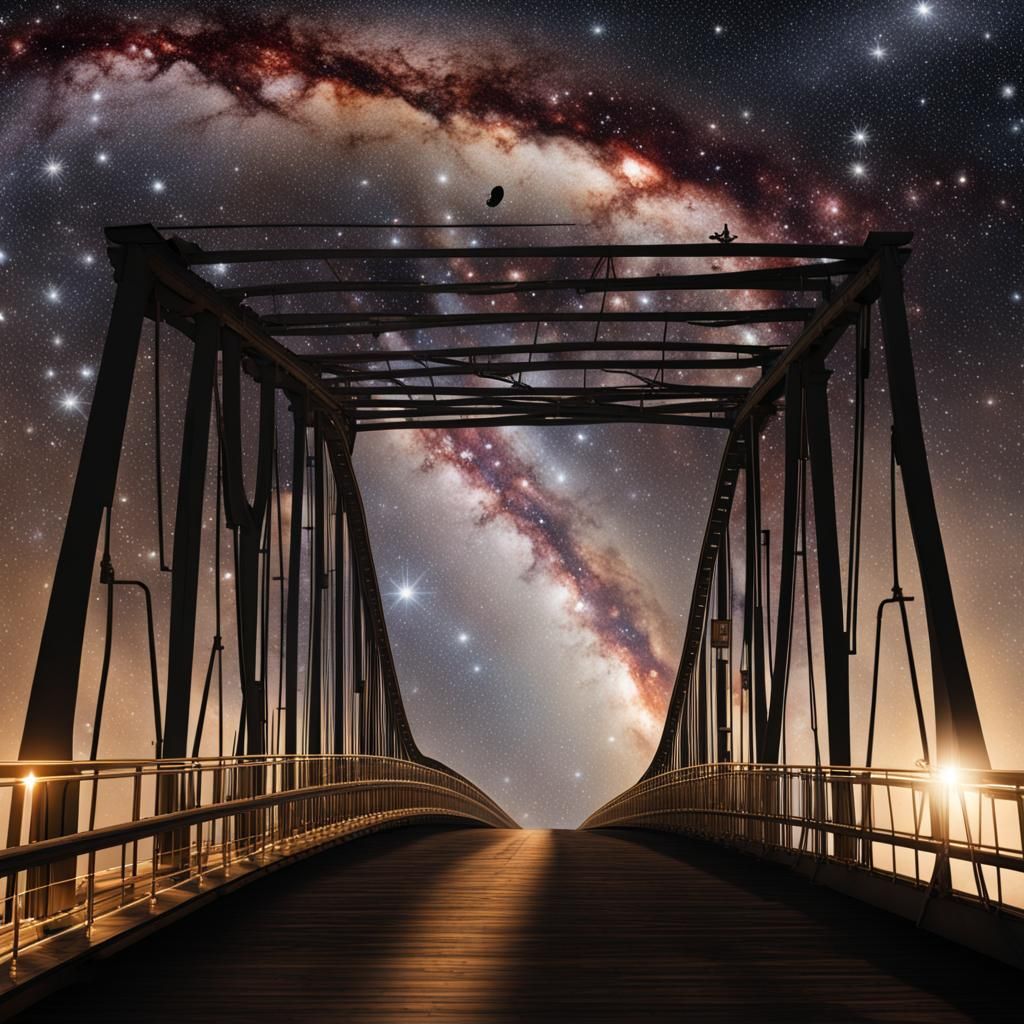 Galactic Star Bridge Connecting Two Galaxies