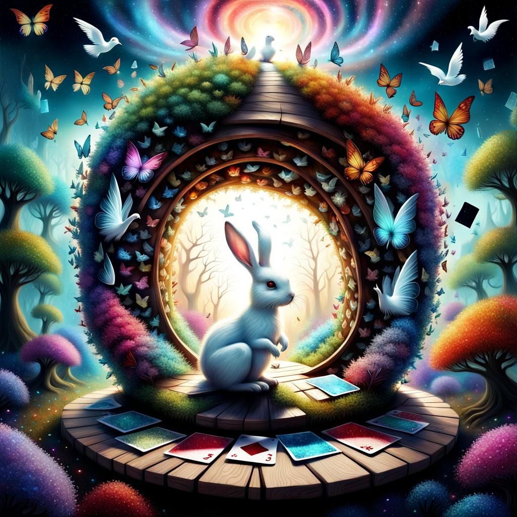 Magical Flower Spiral leading into magical fantasy flower land π³β¨οΈπ»