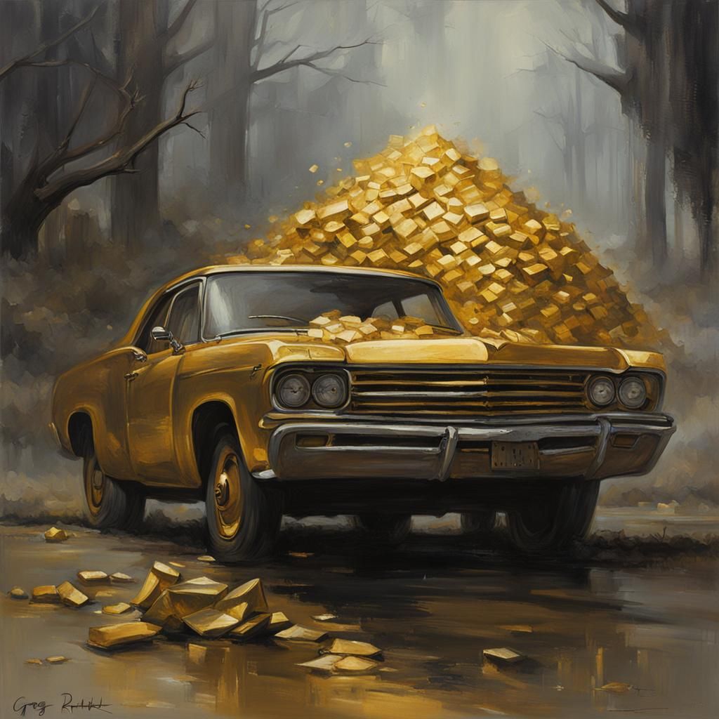 Sinister Gold: A Dark and Ominous Vision