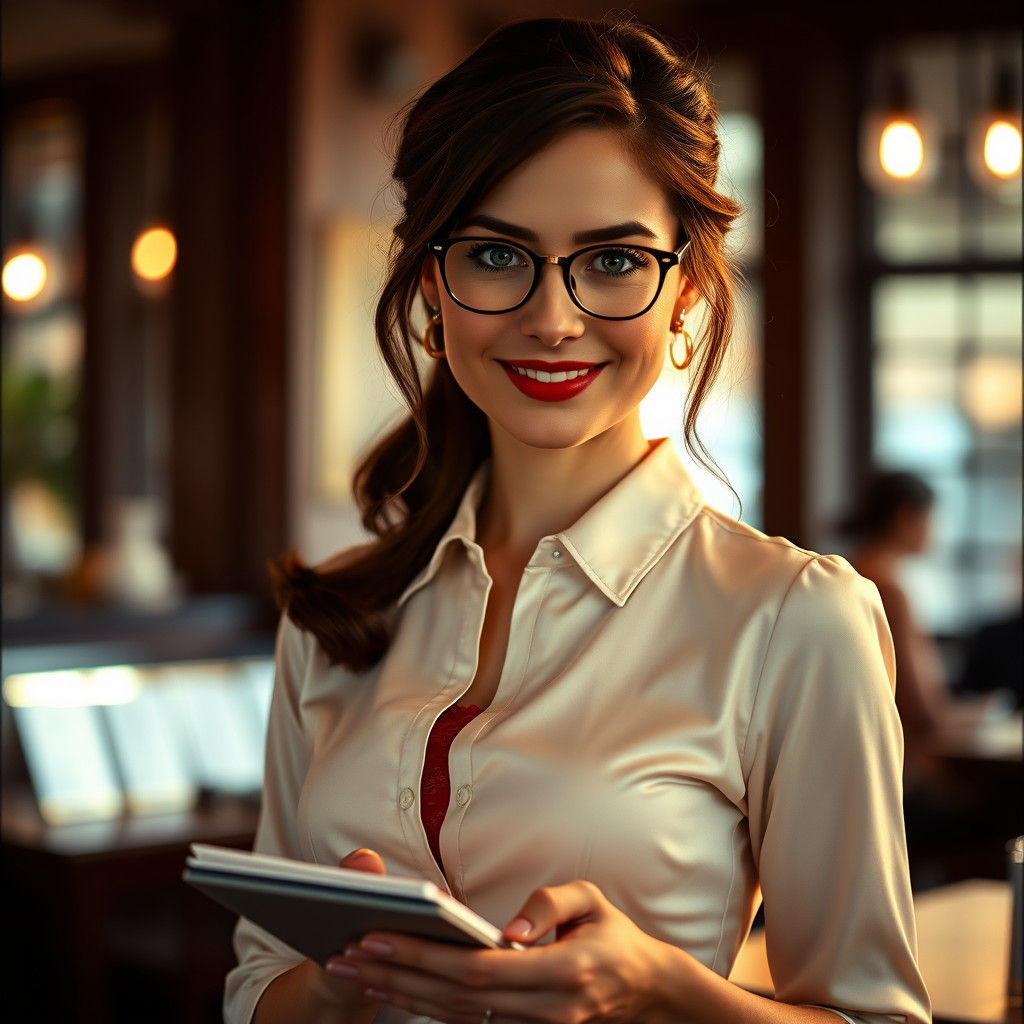 Amanda's waiting for your order...