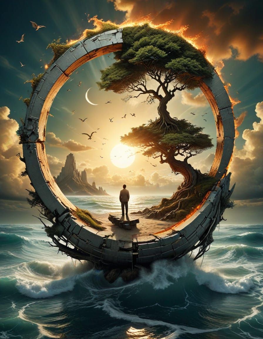 Surreal Gateway to Dreamscape Dimensions