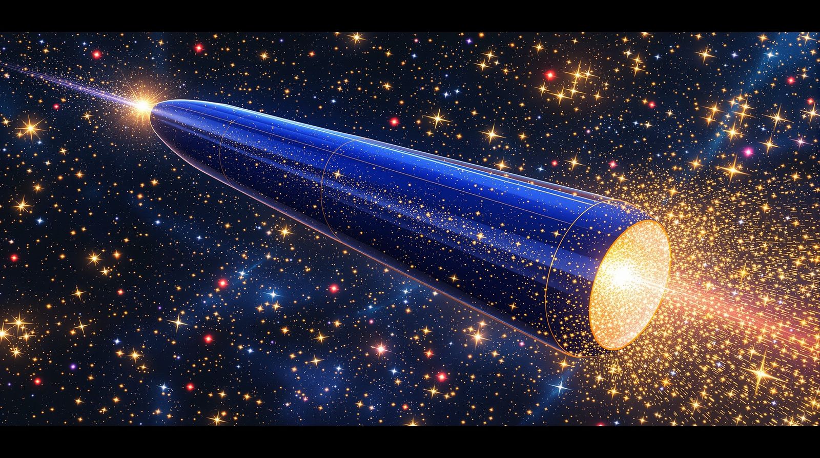 Lapis Lazuli Interstellar Explorer in Klimt Style