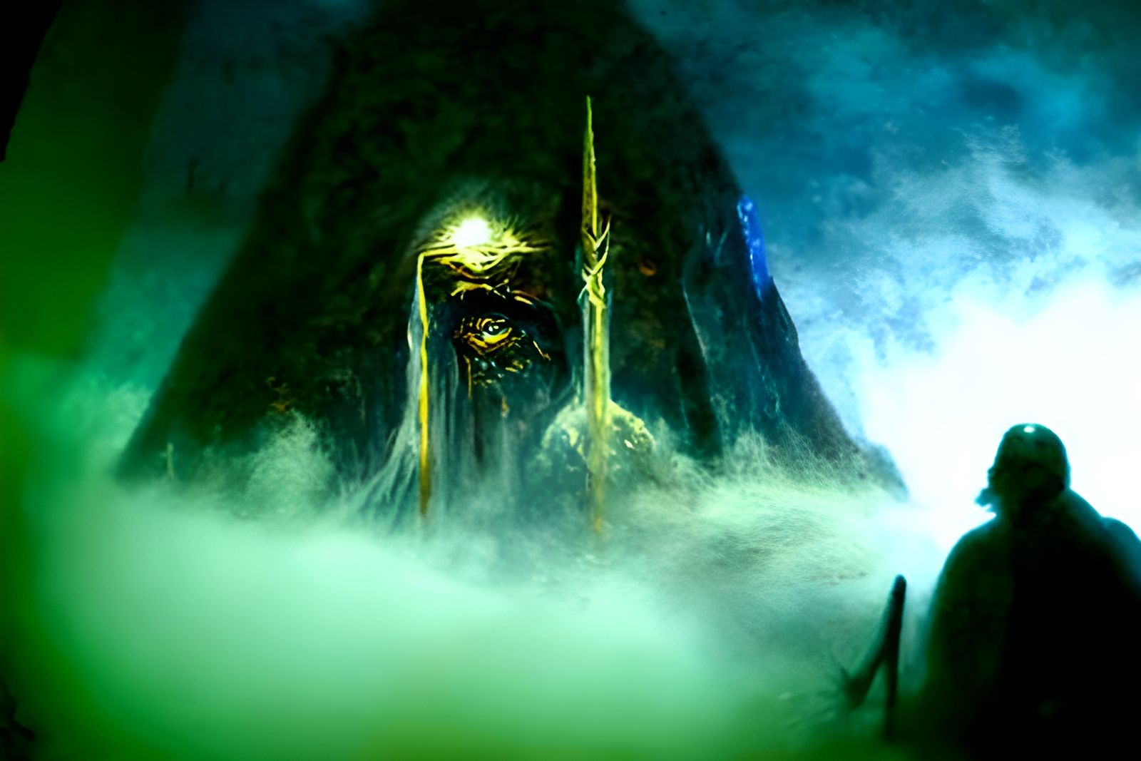 Sinister Lord of the Rings Fantasy Landscape