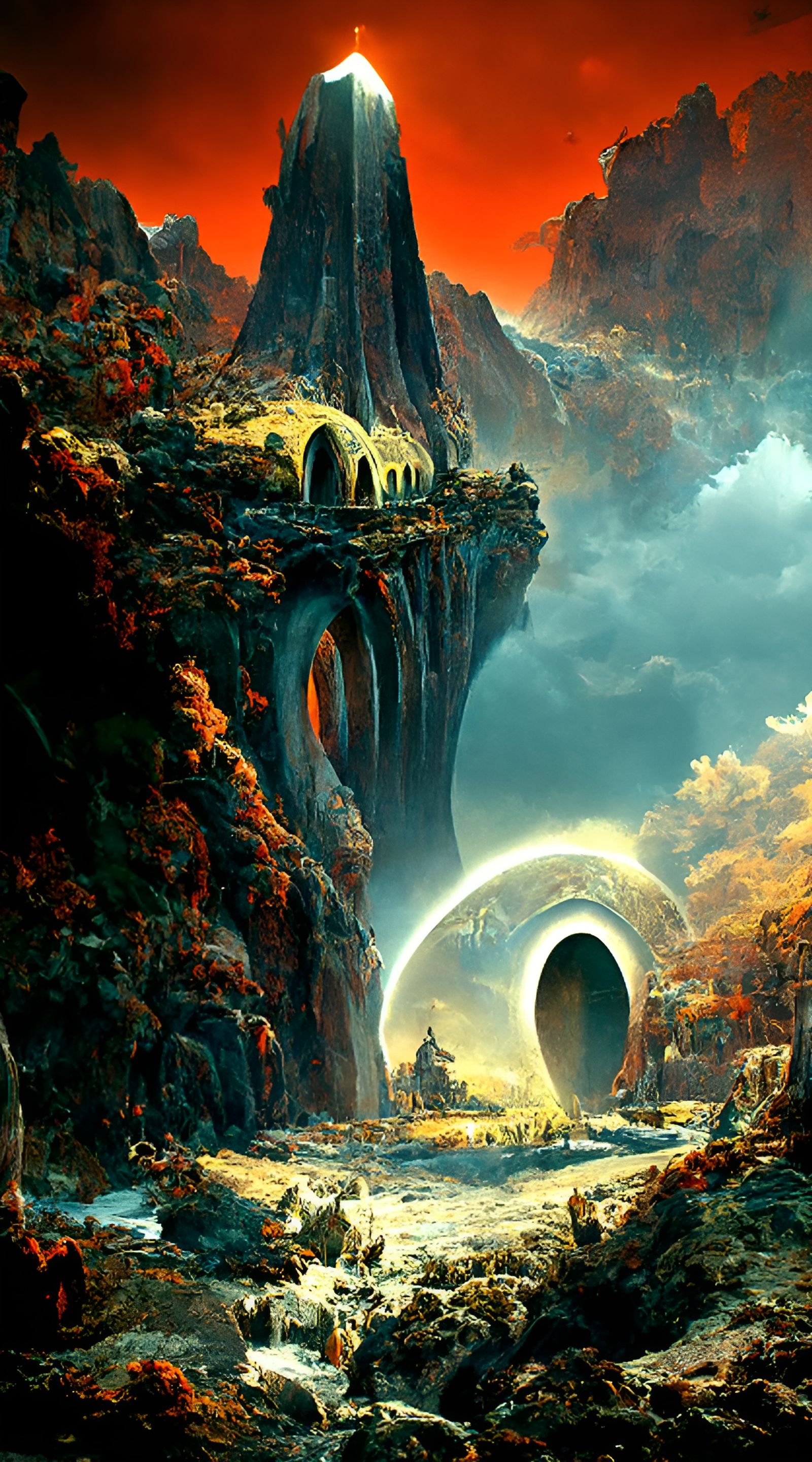 Otherworldly Stargate Opens to Mechanical Planet