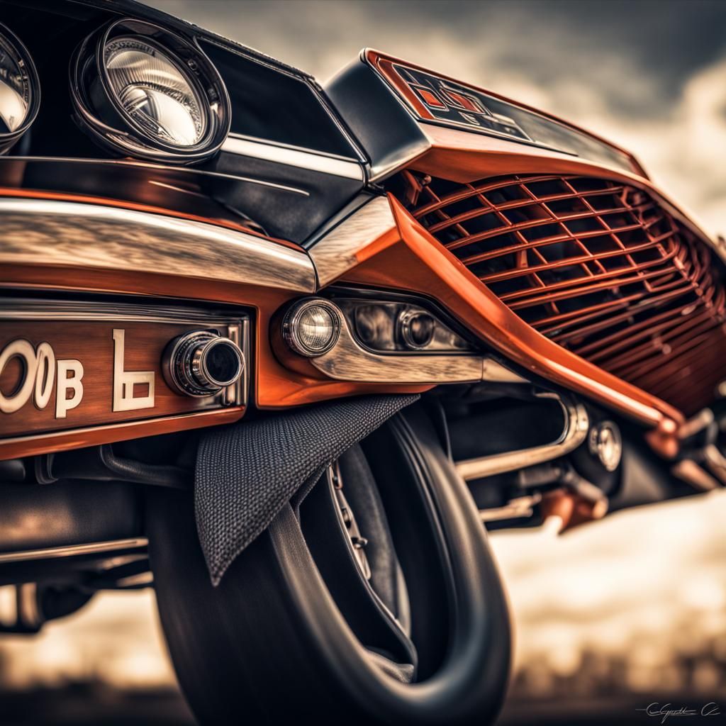 Hyperrealistic General Lee Car Rendering