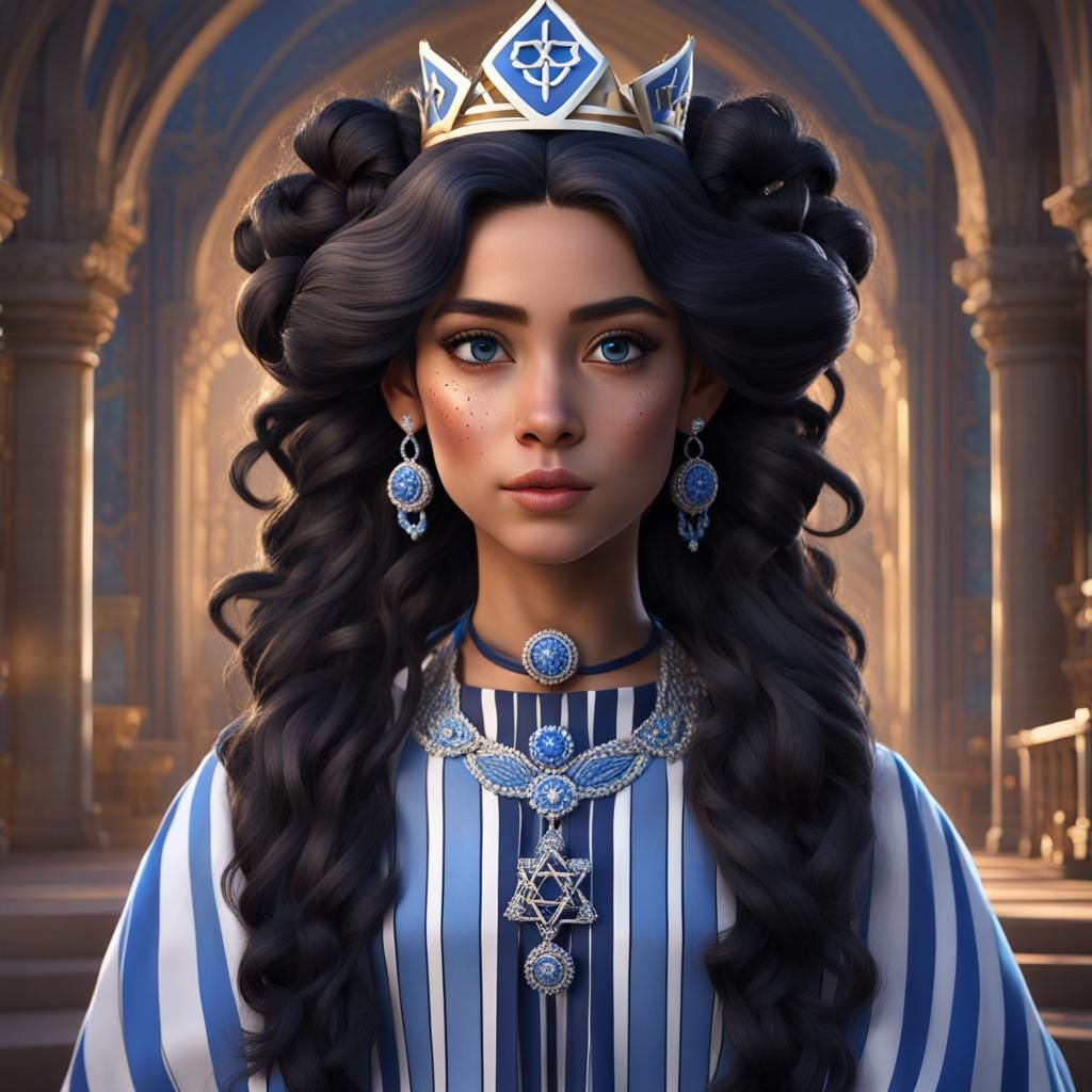 Disney Jewish Princess with Star of David Crown