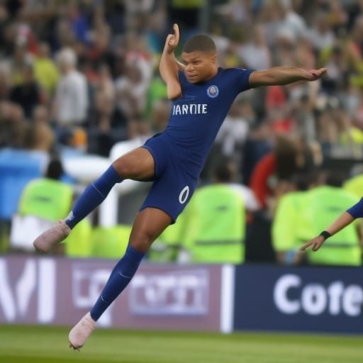 AI Generated Image of Soccer Player