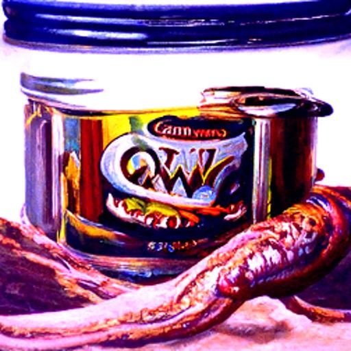 Can of Worms: Oil Painting by Gurney Style
