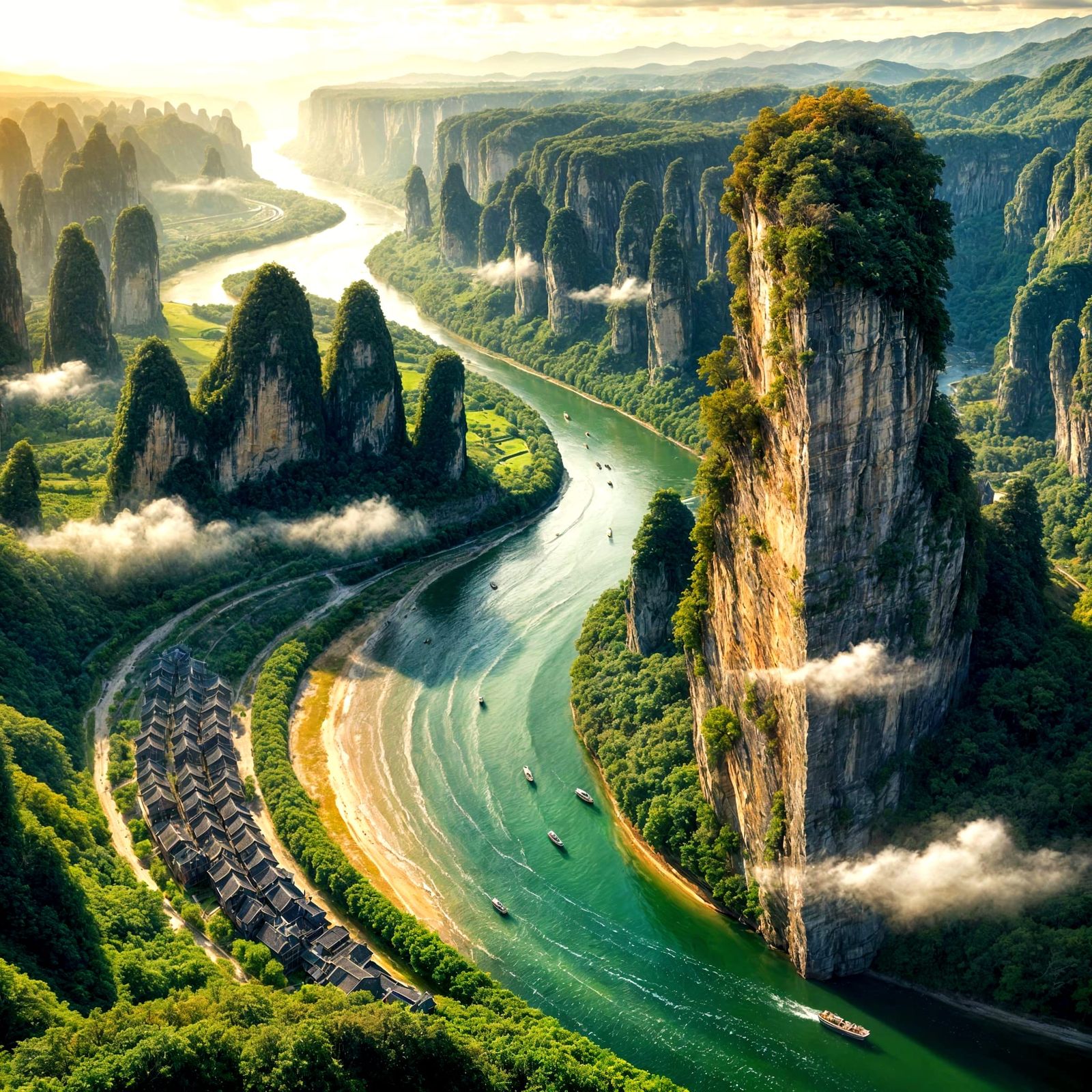 Delta River Panorama