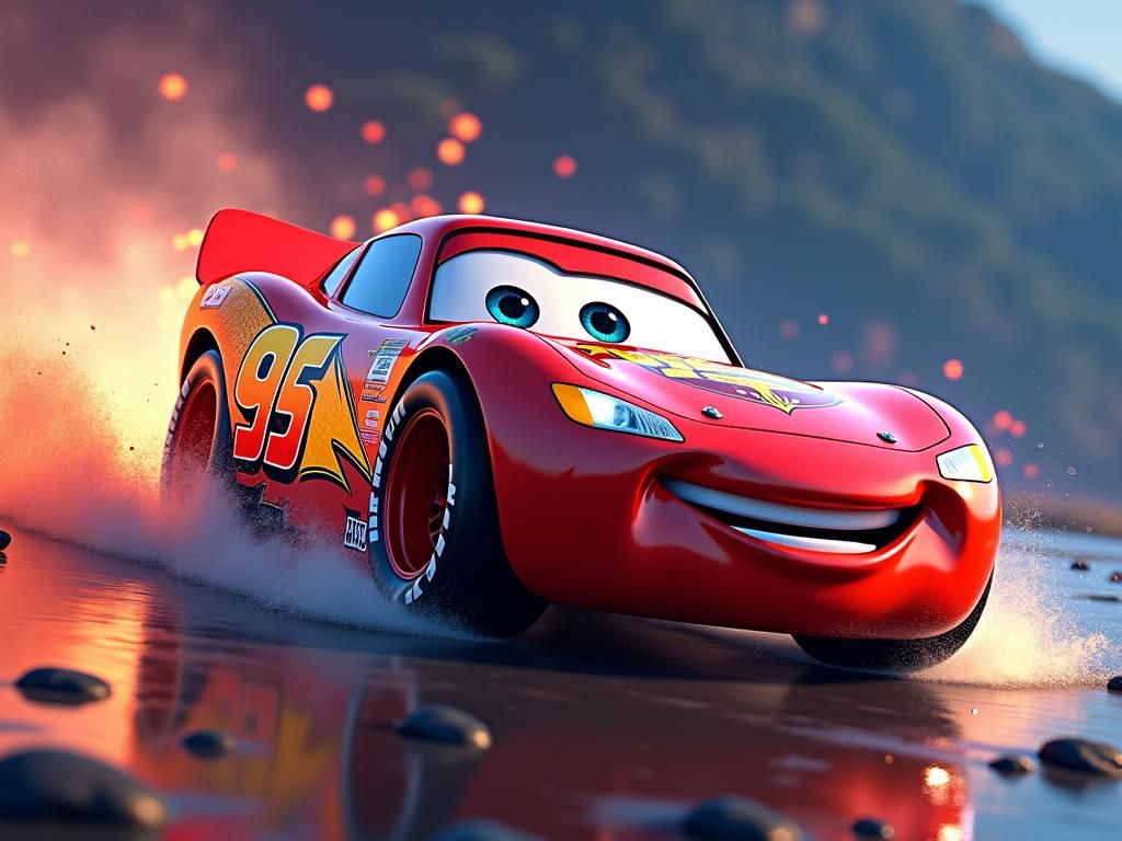 Hyperrealistic Lightning McQueen Asks You To Shed Skin