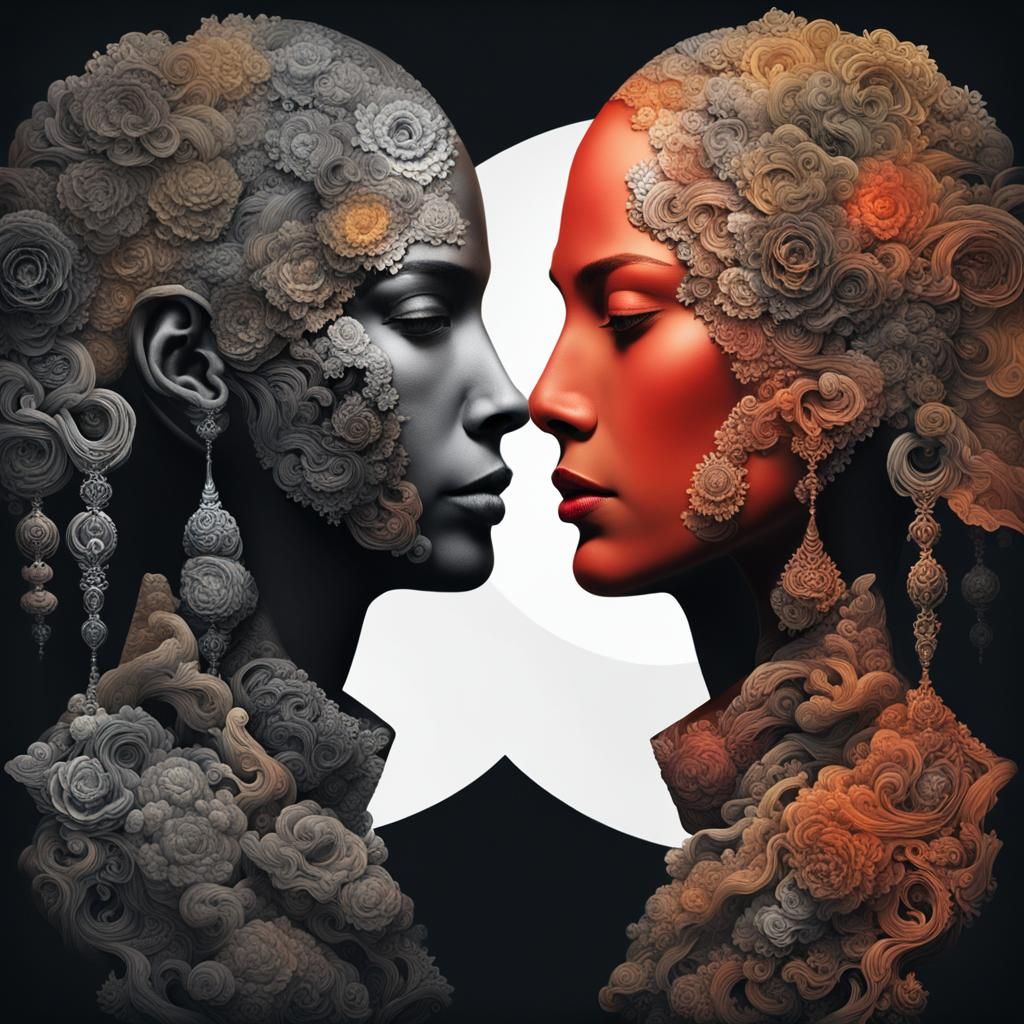 Duality Artwork: Balancing Opposing Forces