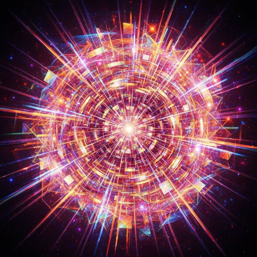 Abstract Cosmic Celebration Vortex