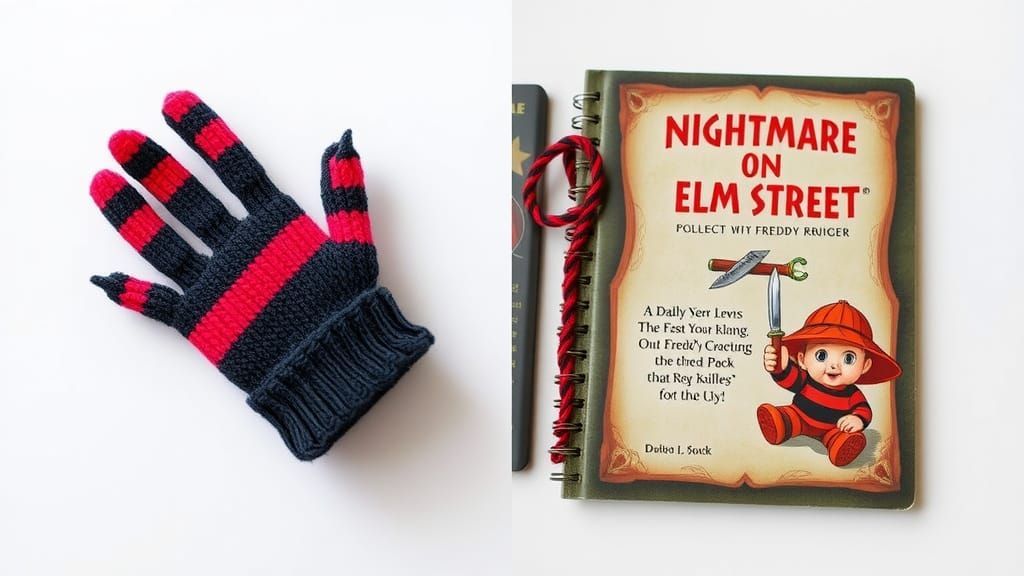 Baby Freddy Krueger with Glove and Nursery Rhymes