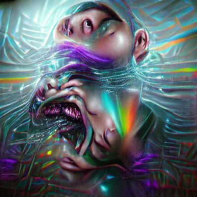 AI-Generated Image from Empty Prompt