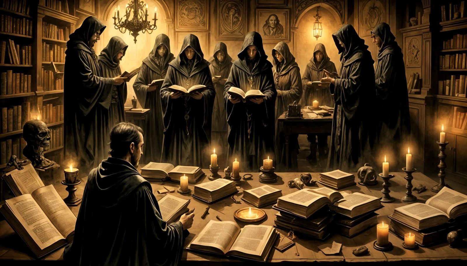 Lovecraft Society Storybook Illustration