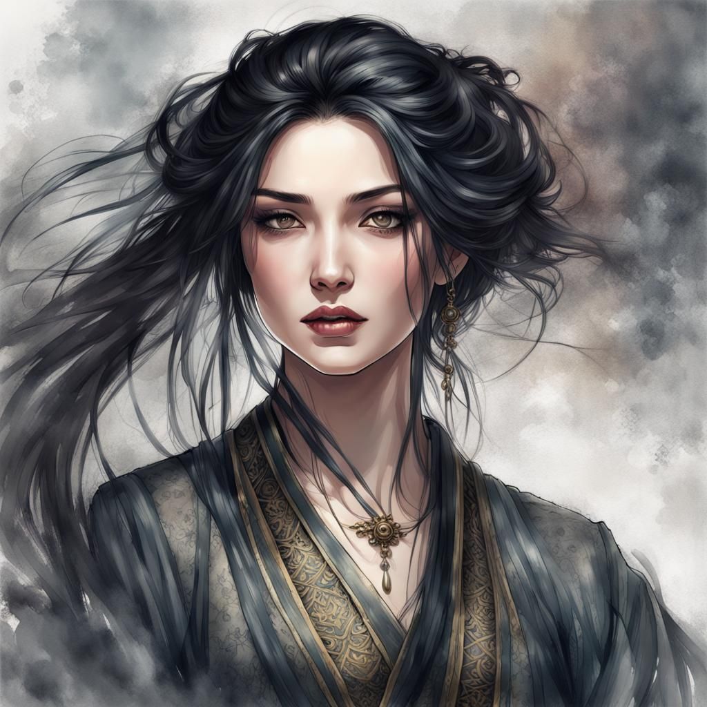 Medieval Japan noble woman
