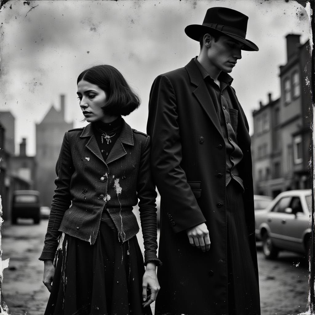 Black and White Contrast of Rich and Poor