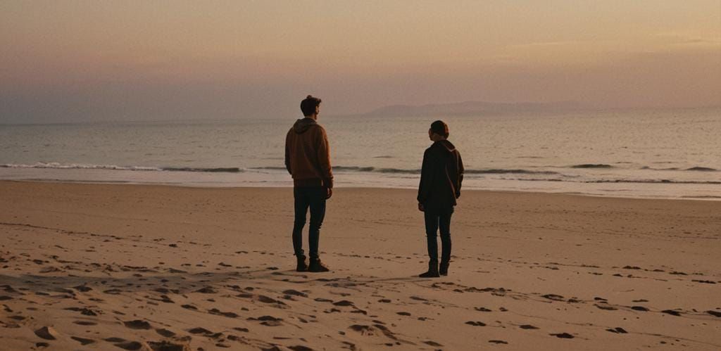 Cinematic Film Still of Missed Sunbathing Session
