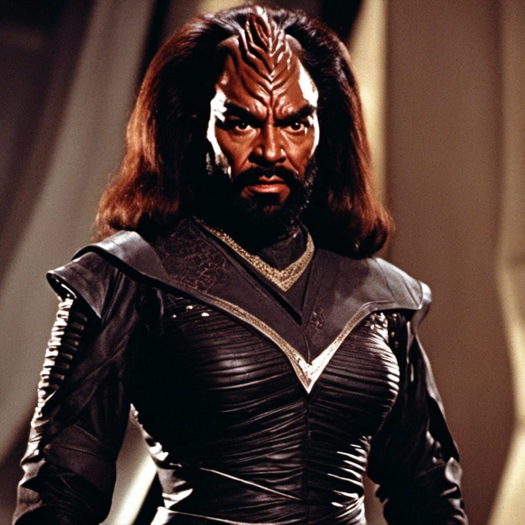 Beautiful Young Klingon Woman Portrait