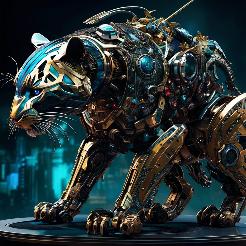 cybernetic panther transformer